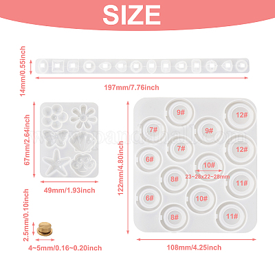 Набор силиконовых форм для спиннинга&nbsp;BY-TAC0003-08-1