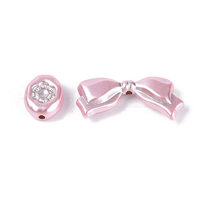 Перламутровые непрозрачные акриловые бусины OACR-T029-04C-1