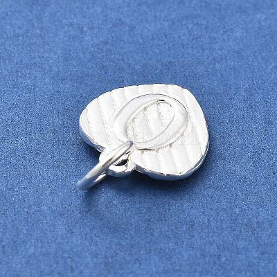 925 серебряное сердце с заглавными буквами STER-S009-13O-S-1