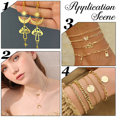 300шт латуни кольца прыжок KK-BBC0013-44-1