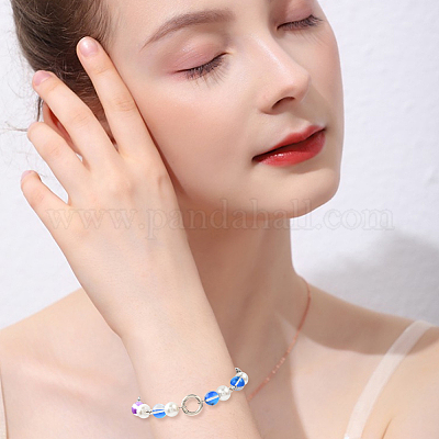 2 шт. 2 стиля 925 кольца с пружинным затвором из стерлингового серебра STER-BBC0008-72-1