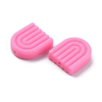 Силиконовые бусины&nbsp;LS-SIL-WH0001-38I-1