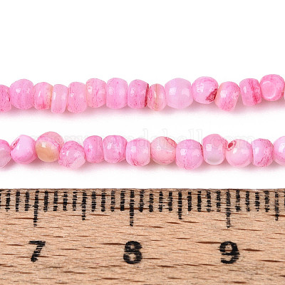 Натуральные пресноводные окрашенные бусы из ракушек SHEL-T020-29B-07-1