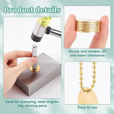 100шт 2 стиля латунные подвески DIY-PH0023-22-1