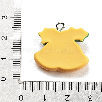 Подвески из непрозрачной смолы на рождественскую тематику RESI-F054-B05-1