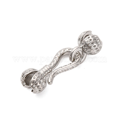 Латуни крюка и S-крючок застежки KK-K381-22P-1