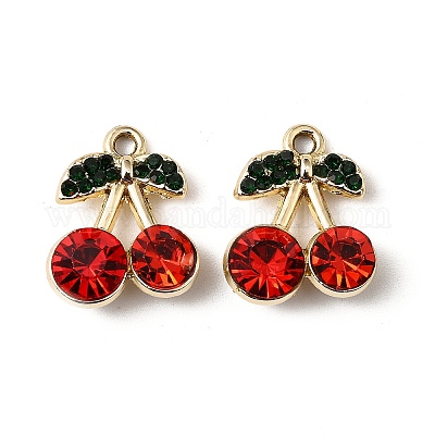 Подвески со стразами из сплава с ультрафиолетовым покрытием FIND-A054-05B-G-1