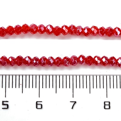 Запекание гальванических нитей стеклянных бусин DGLA-A039-J4mm-B02-1