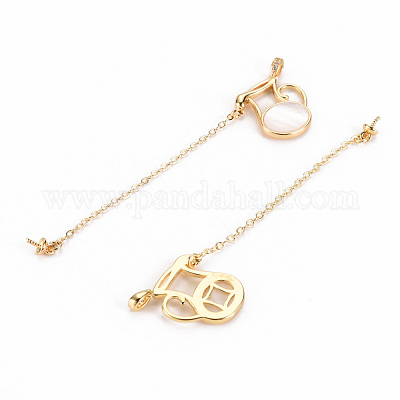 Латунная микропаве из прозрачного кубического циркония KK-S356-281-NF-1