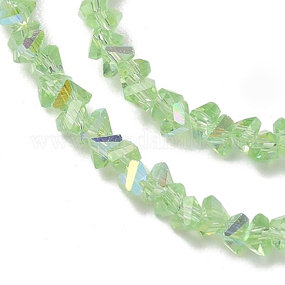 Гальванизируйте прозрачное стекло бисер нитей EGLA-P061-04C-AB19-1