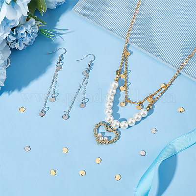 100 шт. 2 цвета 201 подвески из нержавеющей стали STAS-UN0052-97-1