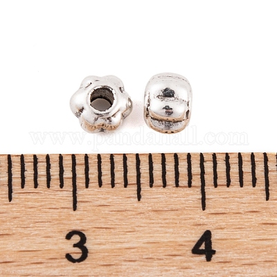 Старинные тибетские бусины из серебряного сплава FIND-S230-10AS-1