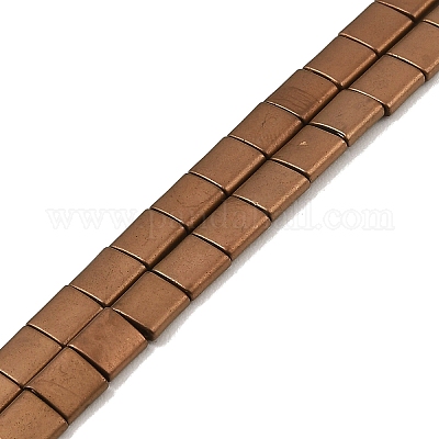 Гальванические нити матовых немагнитных синтетических гематитовых бусин G-G089-B01-11-1