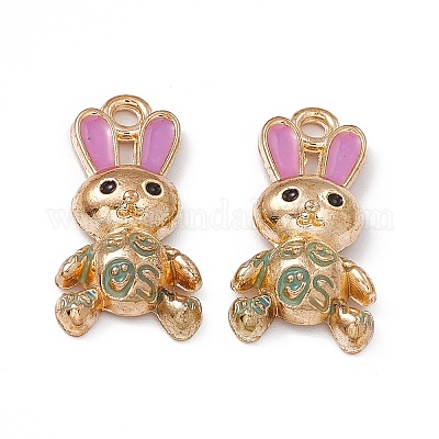 Подвески из эмали и сплава ENAM-C006-06G-07-1