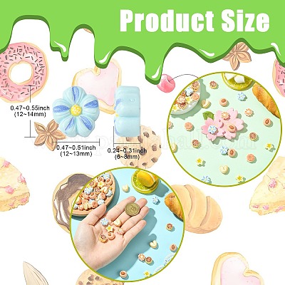 Непрозрачные кабошоны из смолы RESI-CJC0012-37A-1