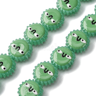 Бусины из стеклянной эмали LAMP-Q045-01E-1