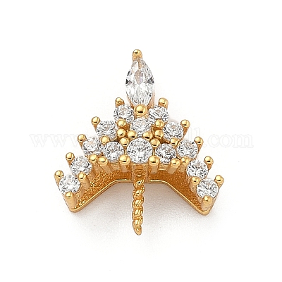 925 подвеска-корона из стерлингового серебра с прозрачными кубическими цирконами STER-P068-04G-1