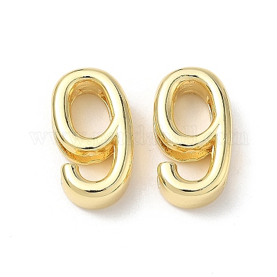 Подвески латунные слайд KK-L253-15G-09-1