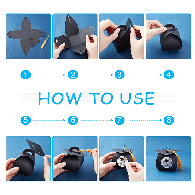 30шт 2 цвета бумажные коробки конфет CON-PH0002-52-1