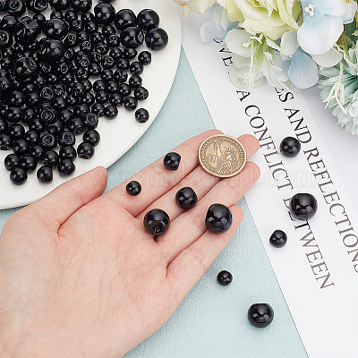 300 шт. 5 стильных пуговицы из искусственного жемчуга RESI-PH0002-13-1