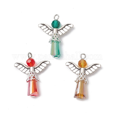 3шт стеклянные подвески PALLOY-JF03664-04-1