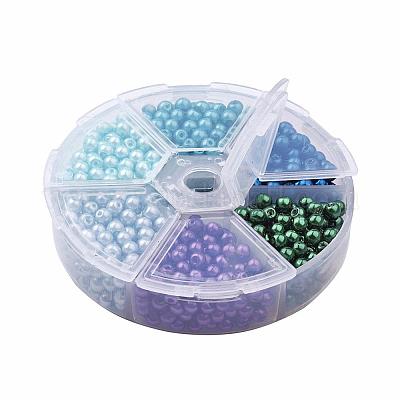 Стеклянный жемчуг наборы из бисера HY-JP0003-05-1