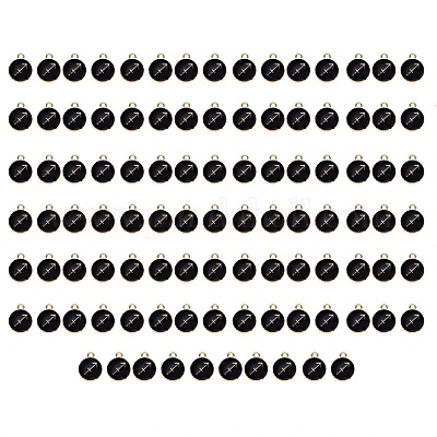 Подвески из эмали и сплава ENAM-SZ0001-28C-F-1