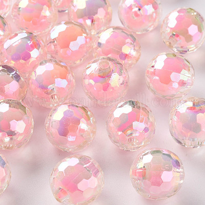 Perles en acrylique transparente&nbsp;TACR-S152-14B-A01-1