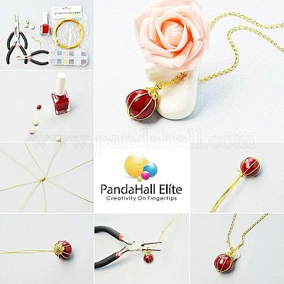 Круглые незаконченные деревянные бусы WOOD-PH0008-14-1