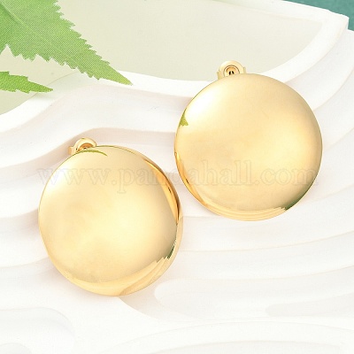 Серьги-гвоздики из нержавеющей стали 304 EJEW-G367-05G-1