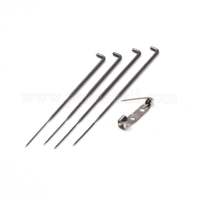 Новогодняя тематическая брошь звезда кактус набор для валяния иглами DIY-K055-02-1