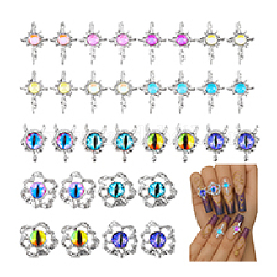 40шт 20 стиля кабошонов DIY-PH0029-06-1