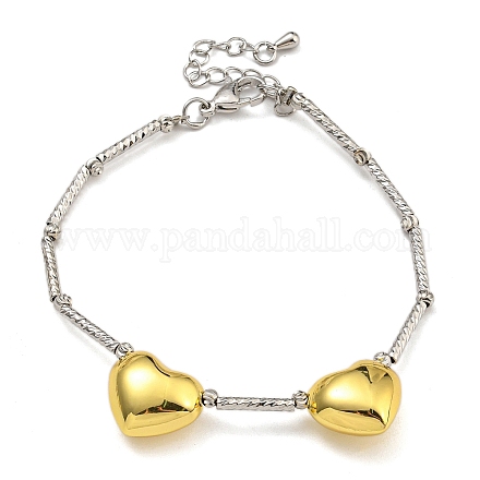 Стойки с латунными браслетами BJEW-B106-01PG-1