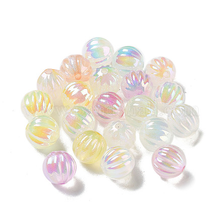 Perlas de acrílico transparentes con revestimiento uv OACR-Z013-17-1