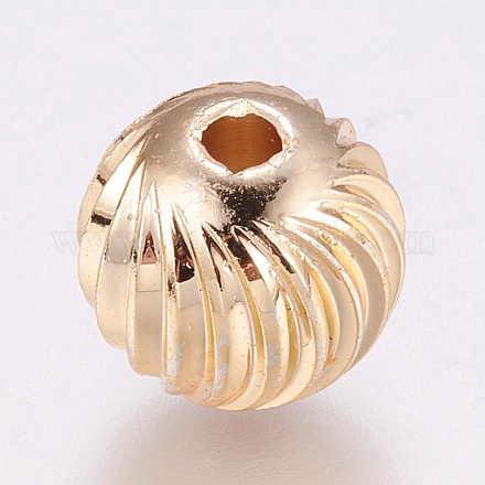 Perlas de latón corrugado KK-A143-01A-1