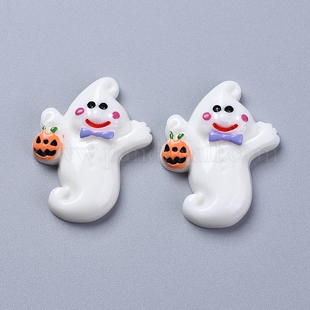 Halloween Theme Opaque Resin Cabochons RESI-D0003-06-1