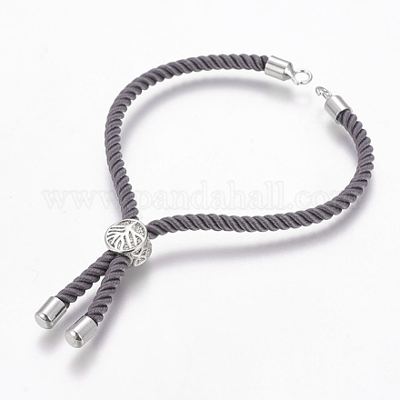 Nylon Cord Bracelet Making X-MAK-P005-04P-1