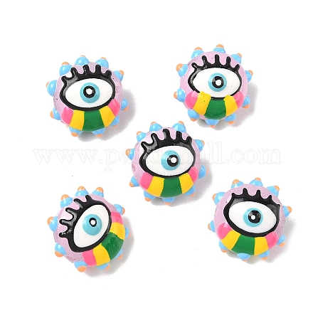 Выпечка окрашенные стеклянные бусины LAMP-D004-04C-1