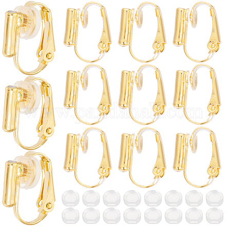24 шт. латунные клипсы-конвертеры фурнитура KK-SP0001-16G-1