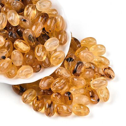 Прозрачные акриловые бусины TACR-T028-38F-1