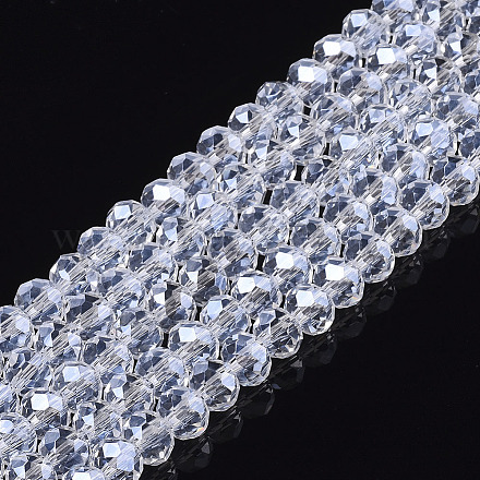 Chapelets de perles en verre électroplaqué EGLA-A034-T3mm-A08-1