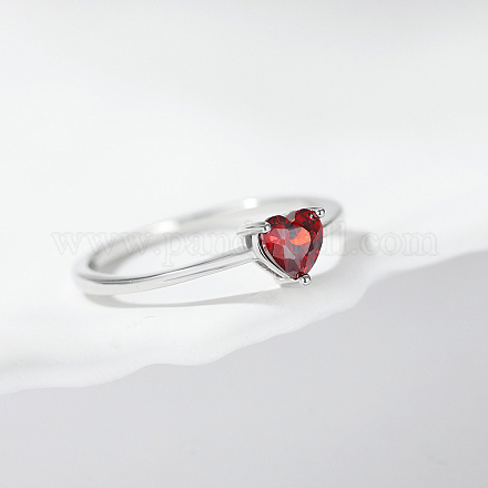 925 серебряное кольцо с цирконом в форме сердца для женщин XF8004-6-1