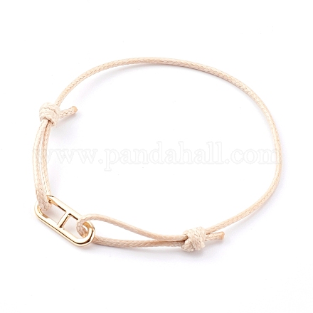 Korean Waxed Polyester Cord Bracelets BJEW-JB06003-05-1