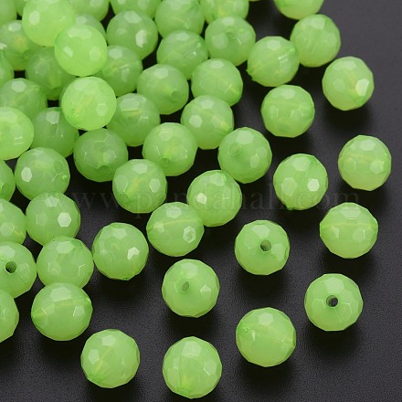 Perles en acrylique de gelée d'imitation MACR-S373-97A-E06-1
