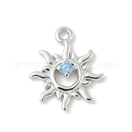 Латунные микро проложить кубического циркония подвески KK-M326-20C-P-1