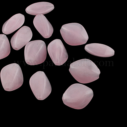 Rhombus Imitation Gemstone Acrylic Beads OACR-R037A-28-1
