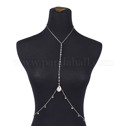 Körper Halskette für sexy Frauen NJEW-C00004-1