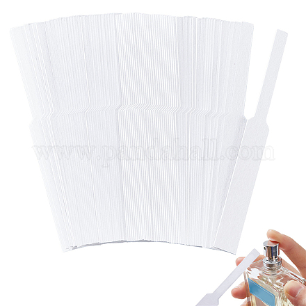 CRASPIRE Perfume Test Strips 500pcs White Perfume Paper Strips Small Try Incense Paper for Testing Fragrances Essential Oils Aromatherapy FIND-WH0116-35-1