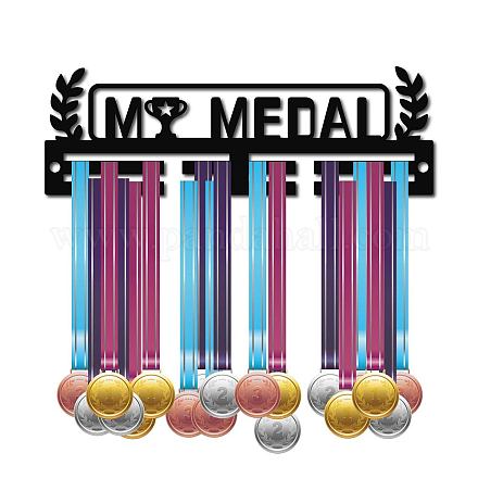 CREATCABIN Acrylic Medal Holder My Medals Holder Display Hanger Rack Frame Stand Wall Mount Hanging for Home Badge 2 Lines Athletes Medalist Running Soccer Gymnastics Over 20 Medals AJEW-WH0296-012-1