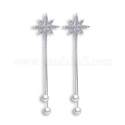 925 filo auricolare in argento sterling EJEW-BB44031-D-1